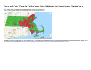 (6) MA District Court Map Massachusetts Appleseed